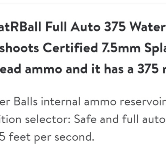 Splat R Ball Auto Water Ball Blaster 2500 Water Balls Rechargeable Battery Pack - Picture 10 of 10